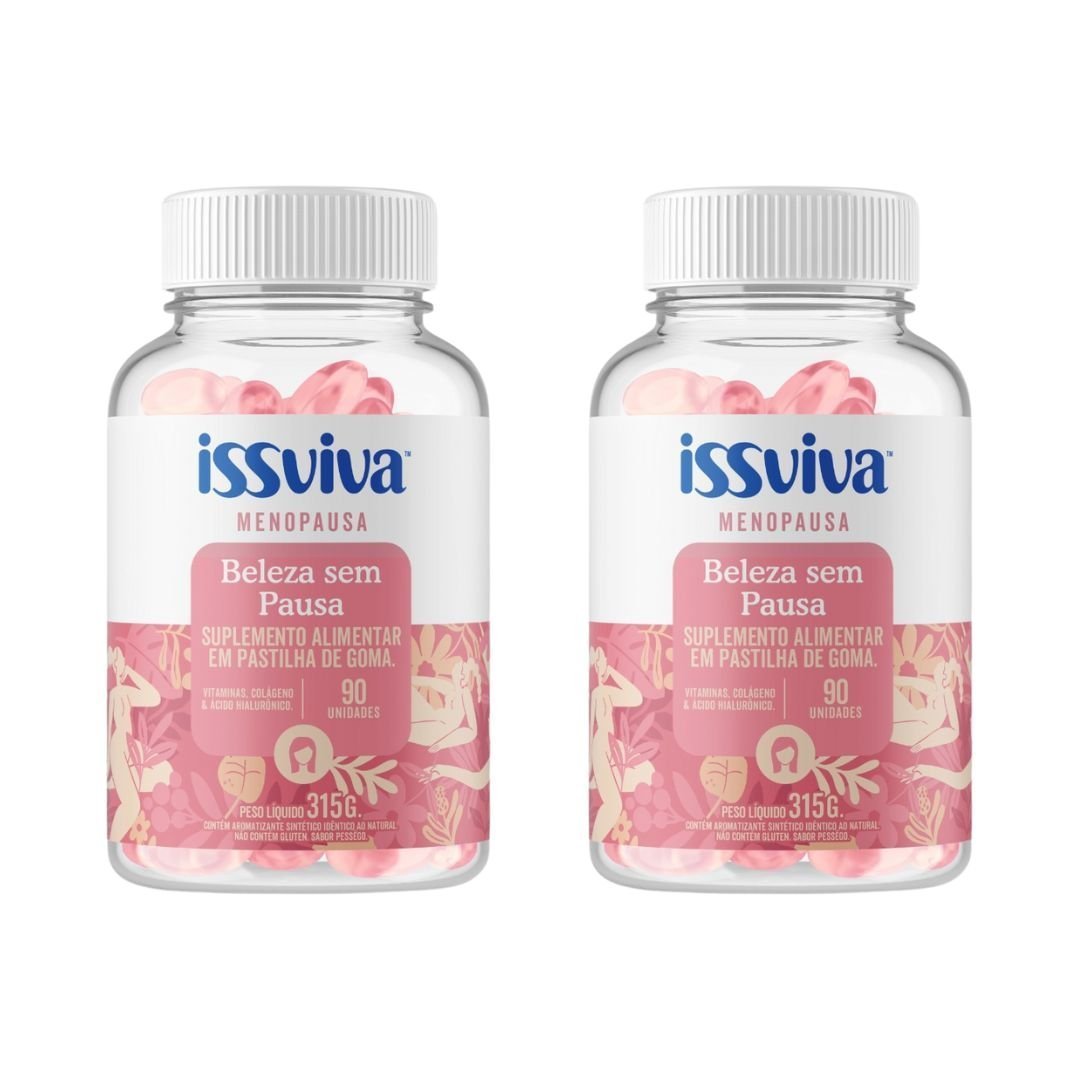 Issviva Beleza sem Pausa - 2 Potes (2 meses de consumo)