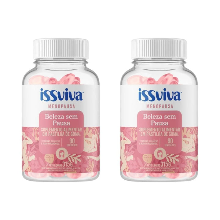 Issviva Beleza sem Pausa - 2 Potes (2 meses de consumo)