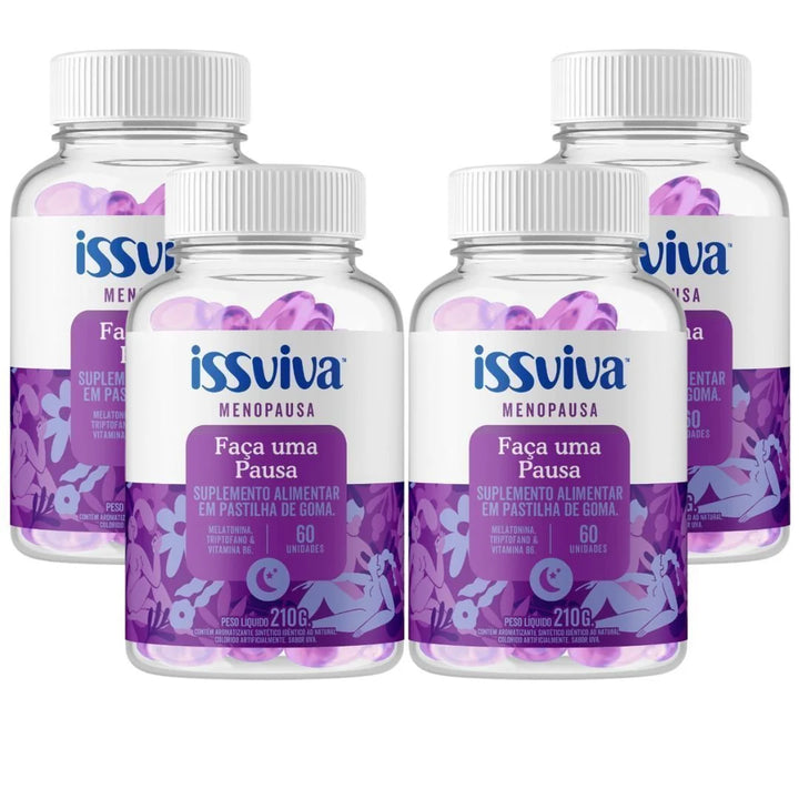 Issviva Faça uma Pausa - 4 Potes (4 meses de consumo)