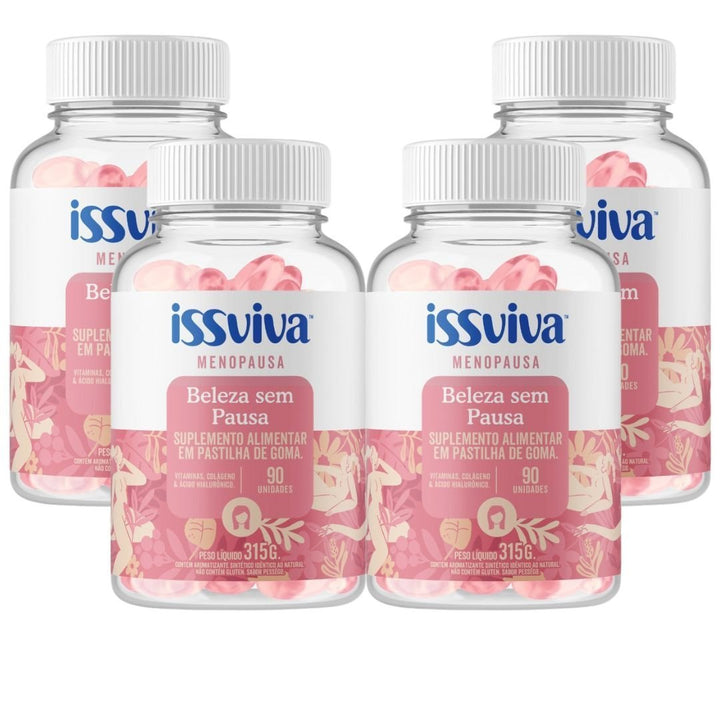 Issviva Beleza sem Pausa - 4 Potes (4 meses de consumo)