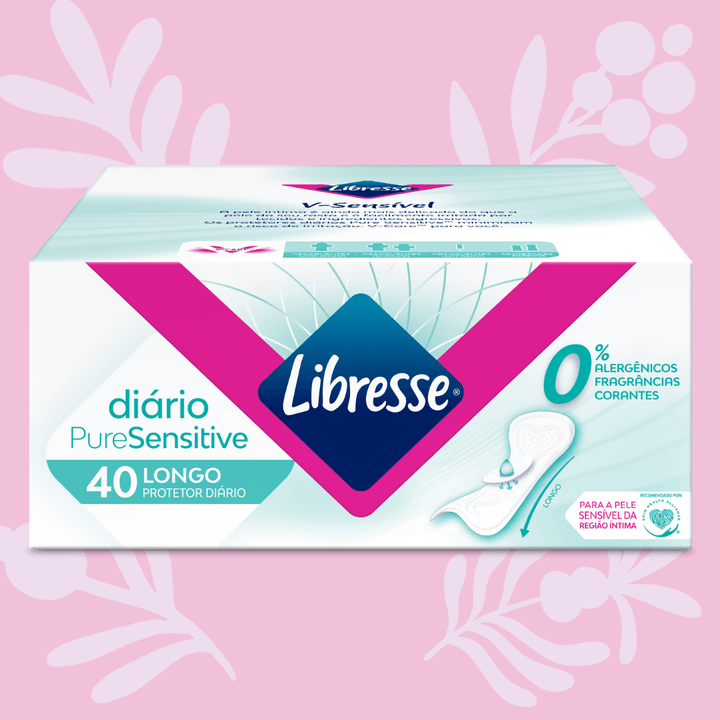 Protetor Diário Libresse Pure Sensitive Longo - Issviva™ Brasil